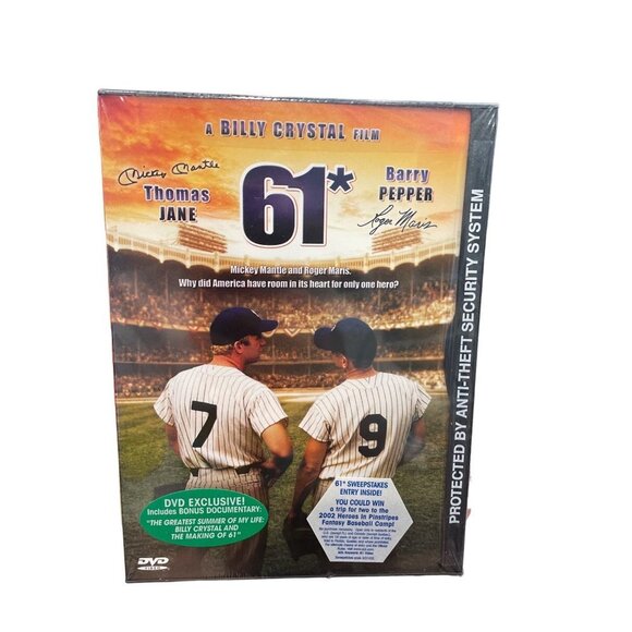 61 DVD Movie Factory Sealed Thomas Jane Baseball - Picture 1 of 2